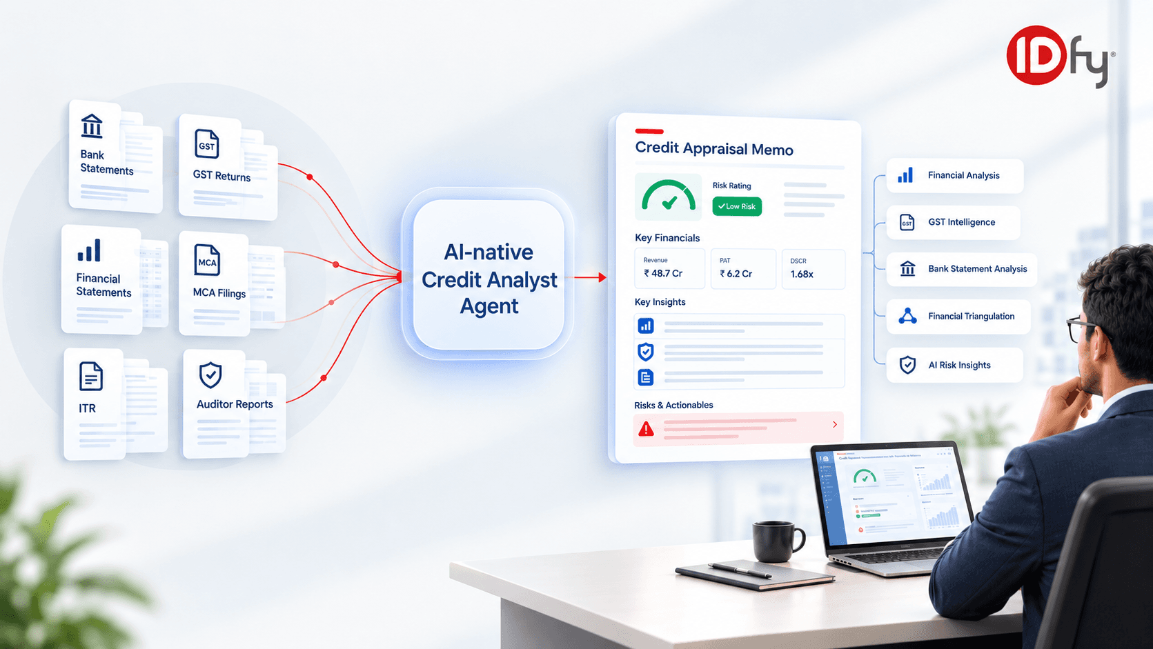 AI-native credit analyst agent