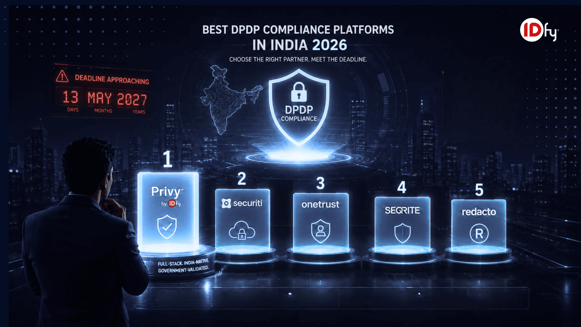 best DPDP compliance platforms India 