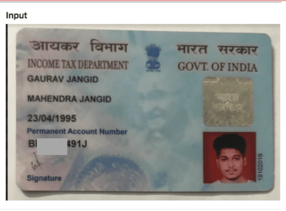fake PAN card - IDfy