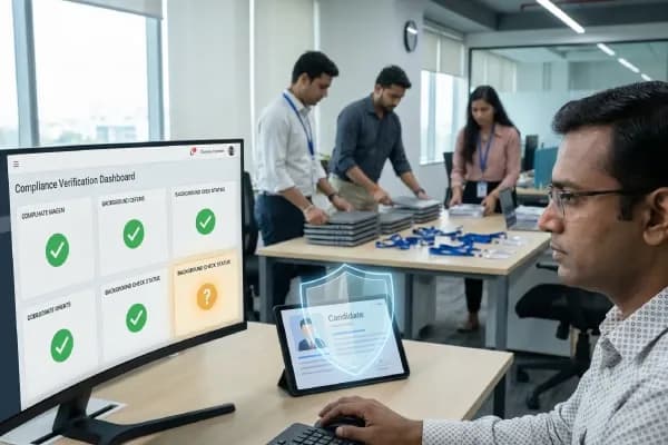 The image represents how companies do the process of pre-onboarding